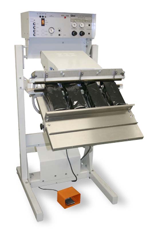Coffee vacuum on sale packaging machine